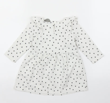 Primark Girls White   A-Line  Size 6-9 Months