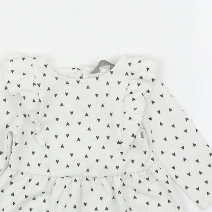 Primark Girls White   A-Line  Size 6-9 Months