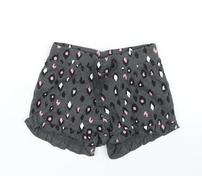 Primark Girls Grey Animal Print  Capri Leggings Size 9 Months  - Shorts