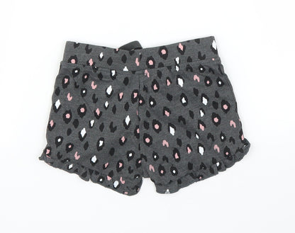 Primark Girls Grey Animal Print  Capri Leggings Size 9 Months  - Shorts