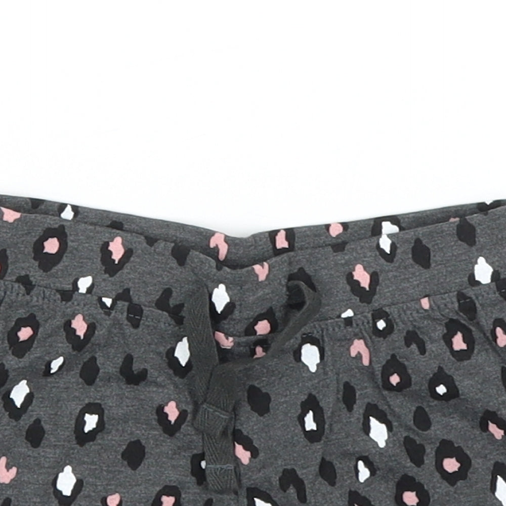 Primark Girls Grey Animal Print  Capri Leggings Size 9 Months  - Shorts