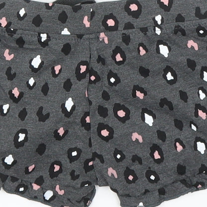 Primark Girls Grey Animal Print  Capri Leggings Size 9 Months  - Shorts