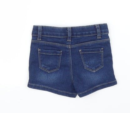 Primark Girls Blue  Denim Capri Jeans Size 9 Months