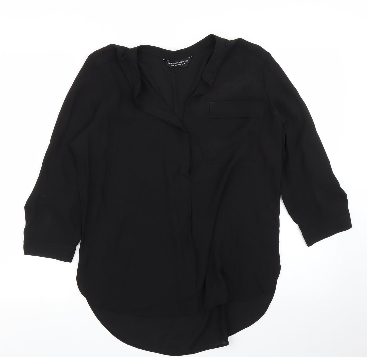 Dorothy Perkins Womens Black   Bodysuit One-Piece Size 10