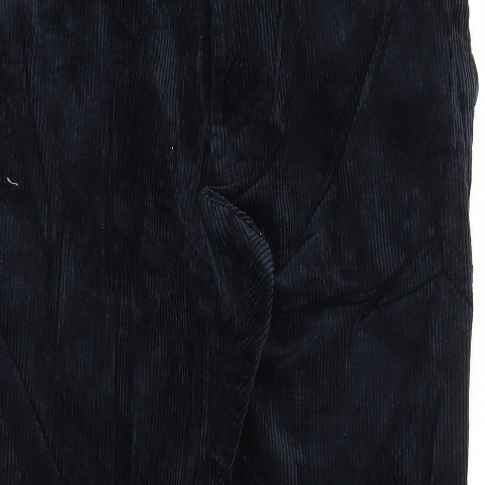 M&S Mens Blue  Corduroy Cropped Jeans Size 34 in L22 in
