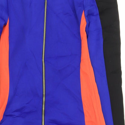 River Island Womens Blue Colourblock  Sheath  Size 8