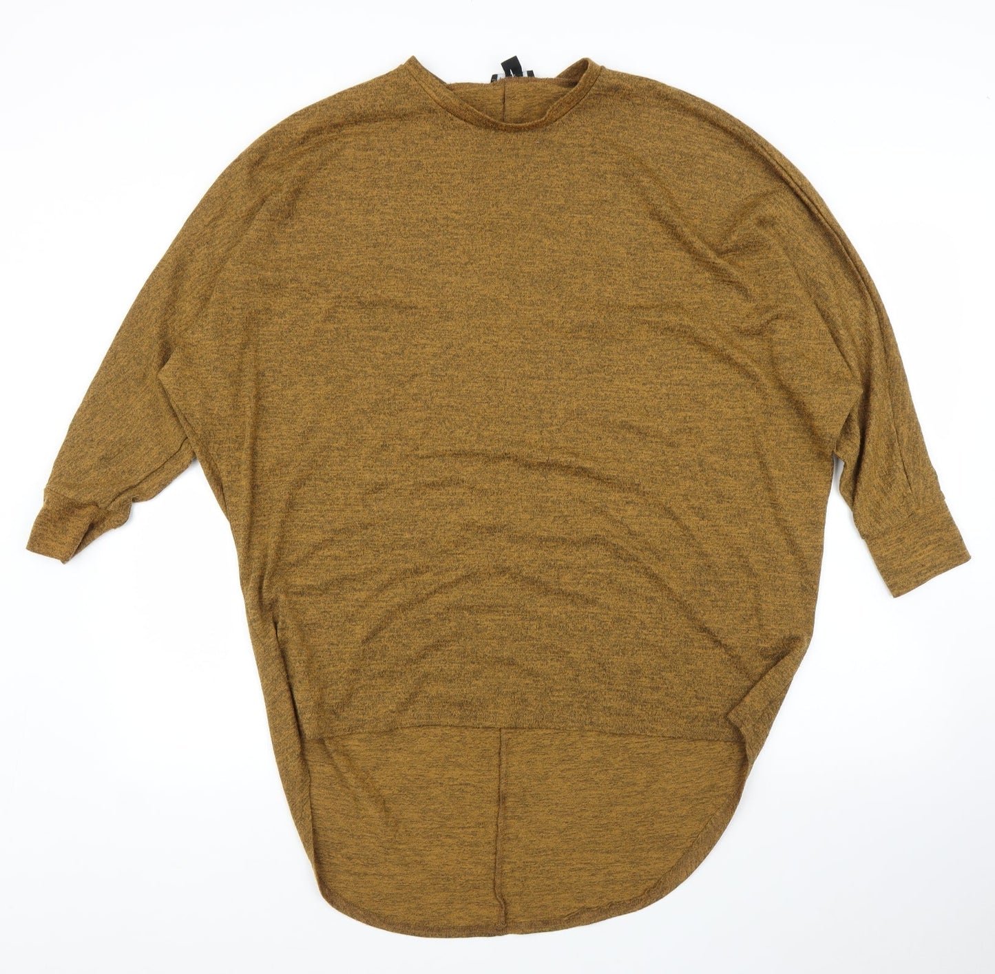 Womens UK Size S New Look Brown Basic Blouse