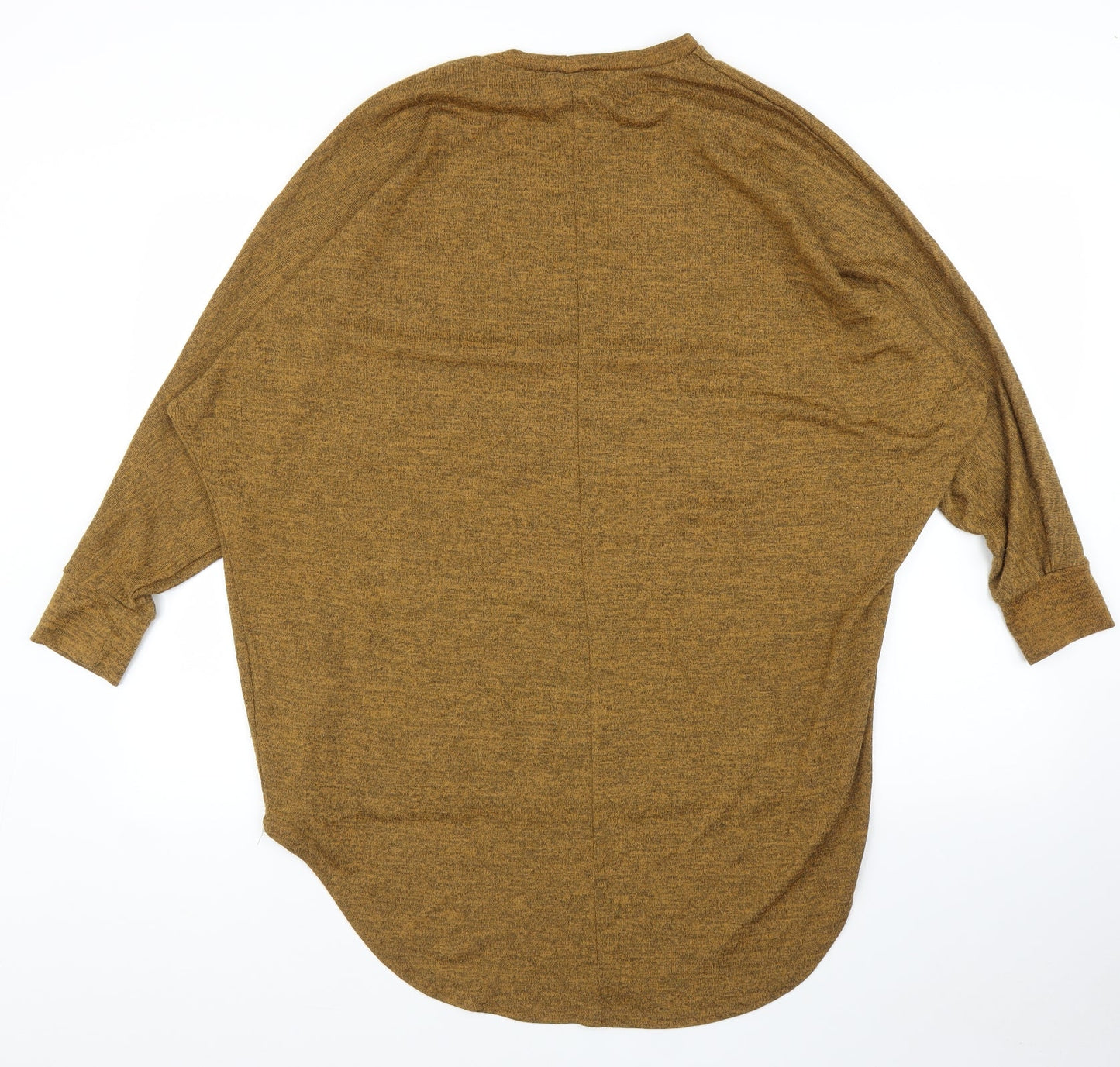 Womens UK Size S New Look Brown Basic Blouse