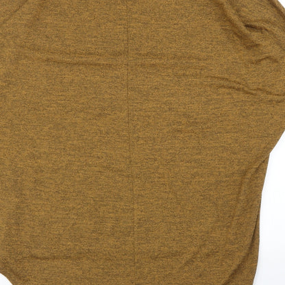 Womens UK Size S New Look Brown Basic Blouse