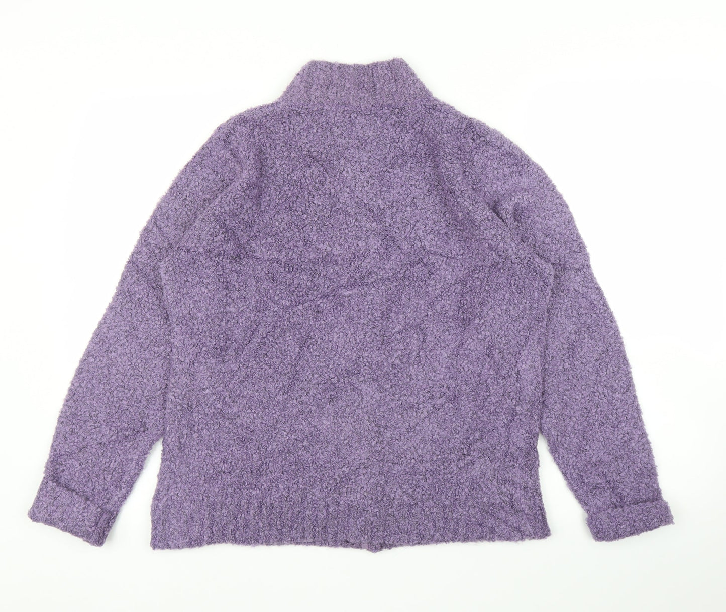 EWM Womens Purple   Full Zip Jumper Size 14