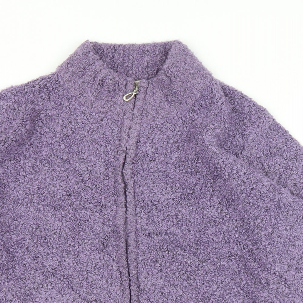 EWM Womens Purple   Full Zip Jumper Size 14