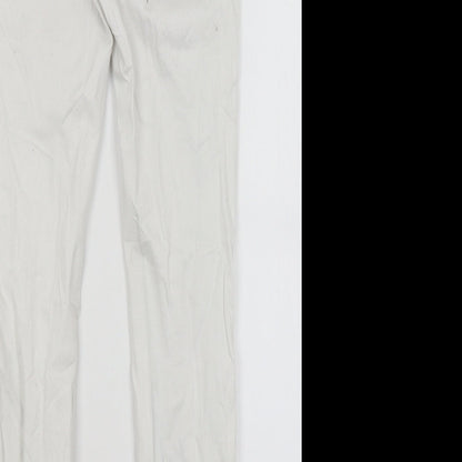 Womens UK Size 12 H&M Regular Fit Skinny White Jeans