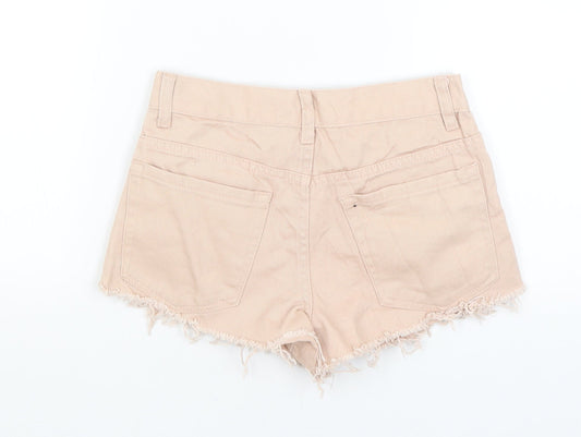 FOREVER 21 Womens Pink   Hot Pants Shorts Size 4