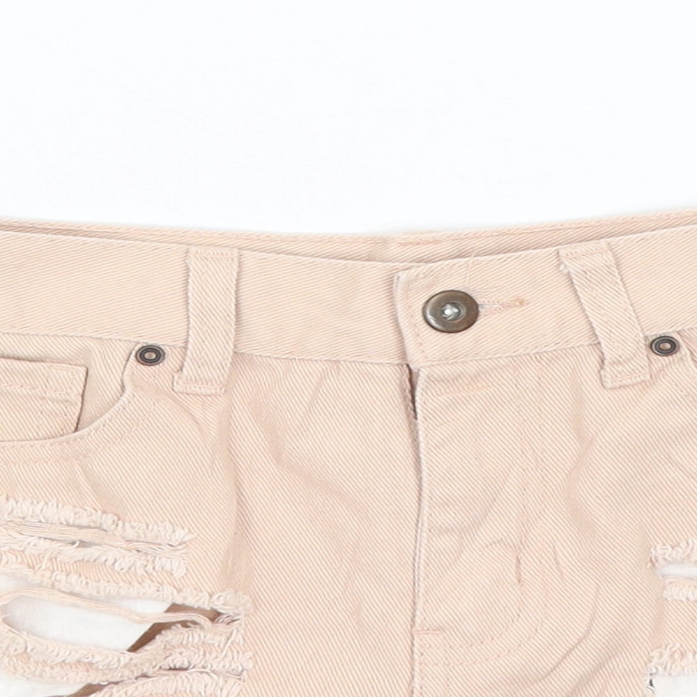 FOREVER 21 Womens Pink   Hot Pants Shorts Size 4