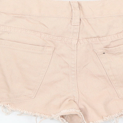 FOREVER 21 Womens Pink   Hot Pants Shorts Size 4