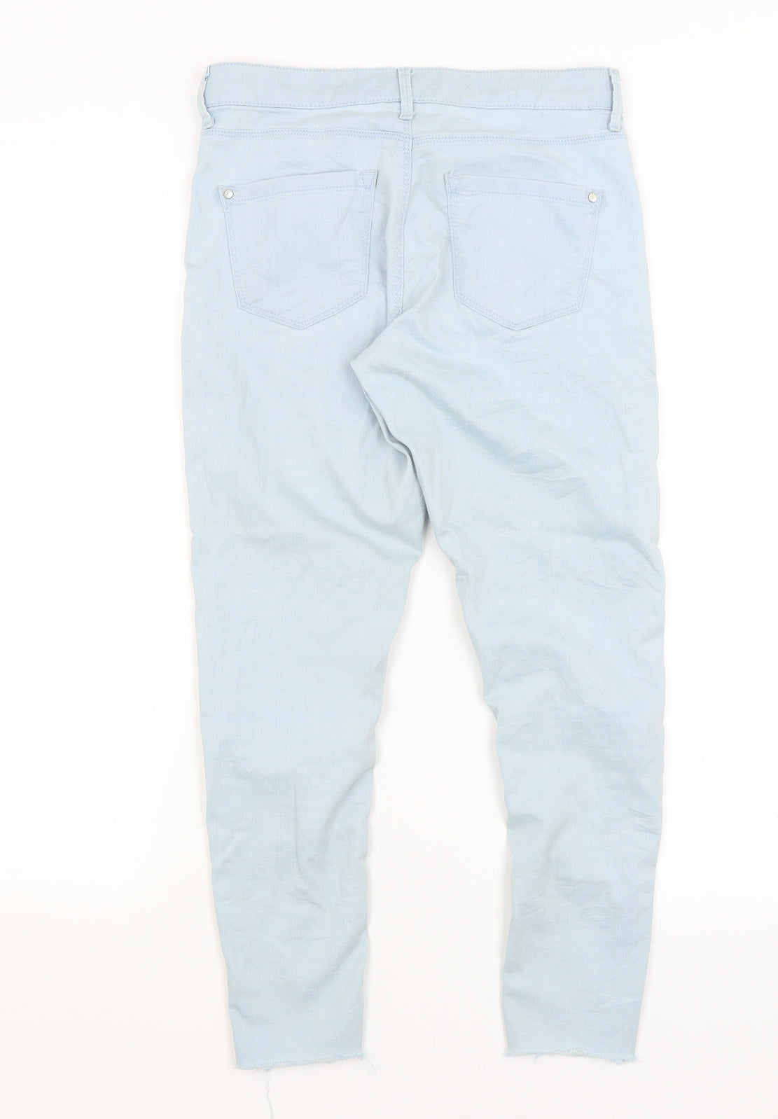 Topshop Womens Blue   Skinny Jeans Size 28 in L24 in