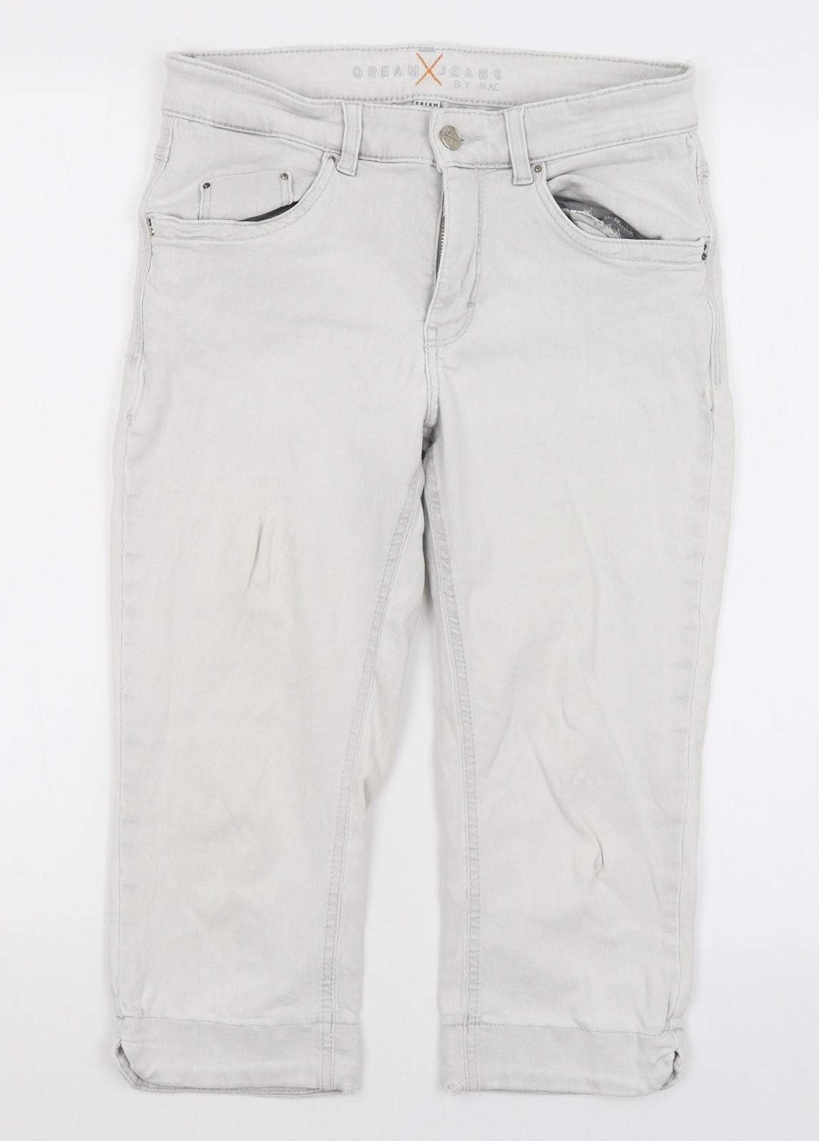 Dream Jeans Womens White   Bermuda Shorts Size 8