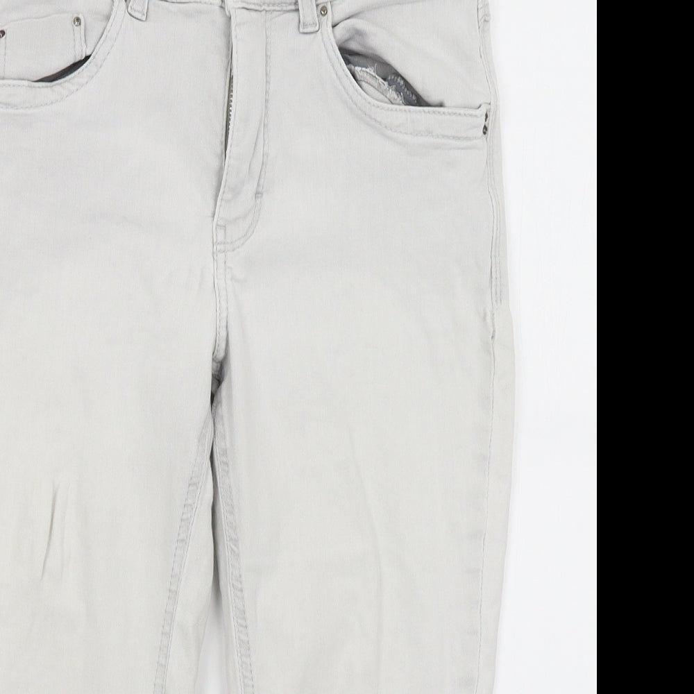 Dream Jeans Womens White   Bermuda Shorts Size 8