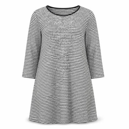 Atmosphere Womens Grey Striped  T-Shirt Dress  Size 8