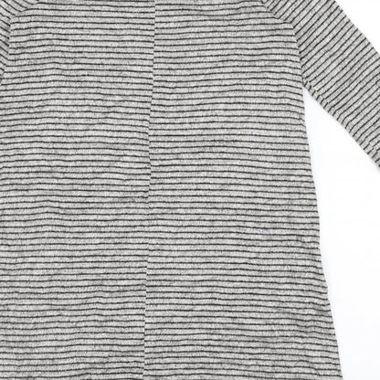 Atmosphere Womens Grey Striped  T-Shirt Dress  Size 8
