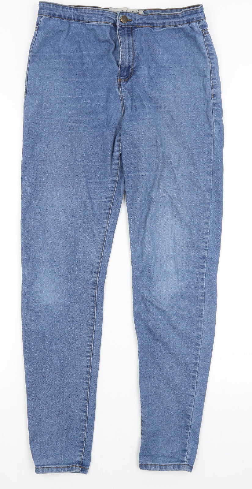 Denim Co Womens Blue   Skinny Jeans Size 14 L30 in