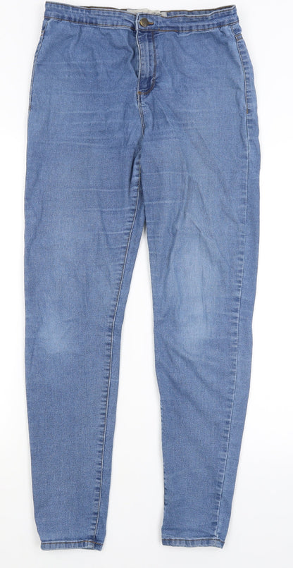 Denim Co Womens Blue   Skinny Jeans Size 14 L30 in