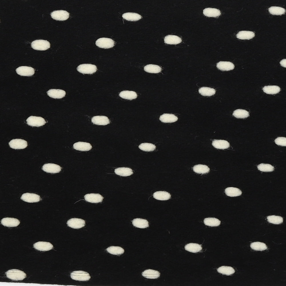 New Look Womens Black Polka Dot  Pullover Jumper Size S