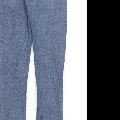 Topshop Womens Blue   Tapered Jeans Size 30 in L27 in