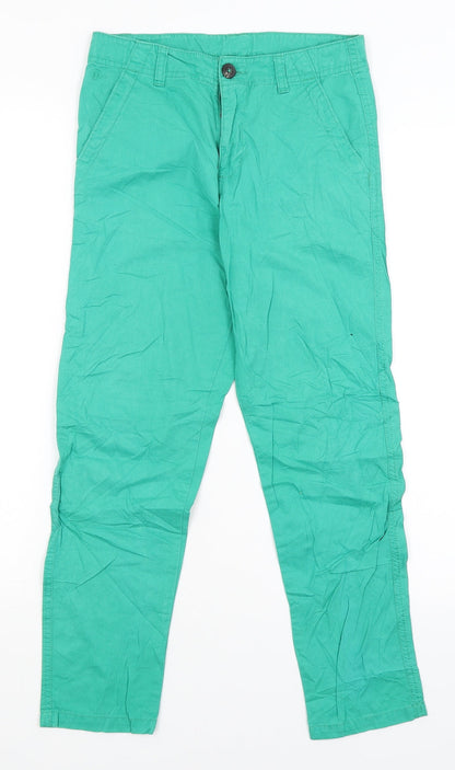 Pepperts Girls Green   Capri Trousers Size 10 Years