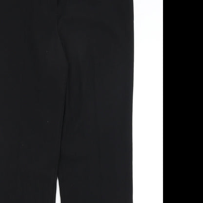M&S Womens Black   Dress Pants Trousers Size 14 L30 in