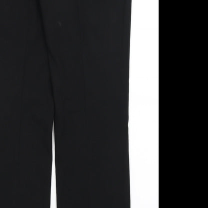 M&S Womens Black   Dress Pants Trousers Size 14 L30 in