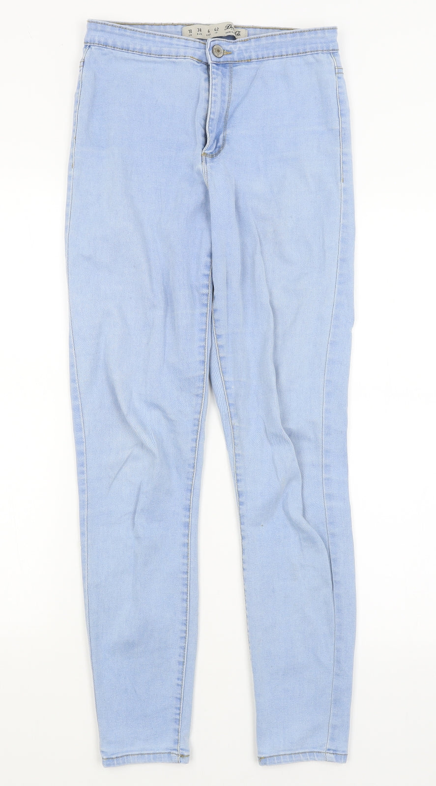 Denim Co Womens Blue   Skinny Jeans Size 10 L27 in