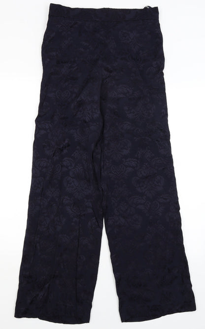 Womens UK Size 12 River Island Regular Fit  Blue Trousers