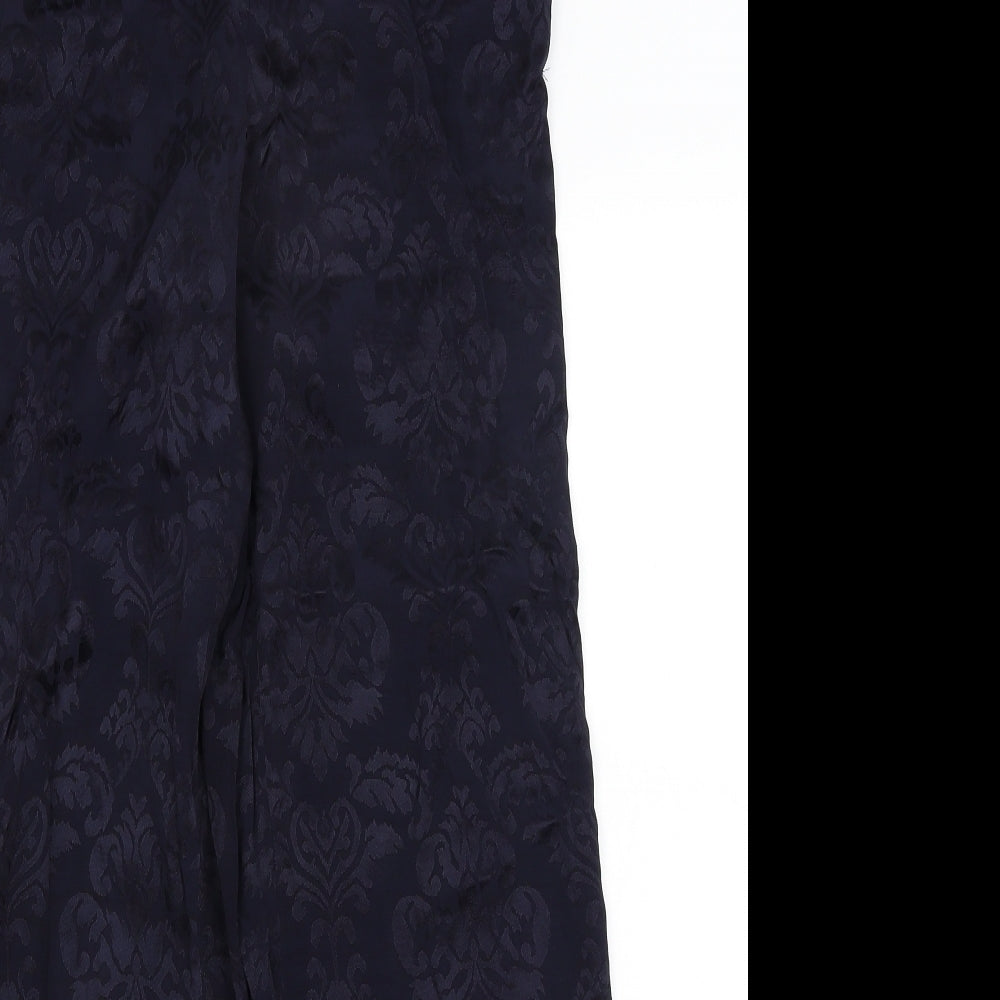 Womens UK Size 12 River Island Regular Fit  Blue Trousers