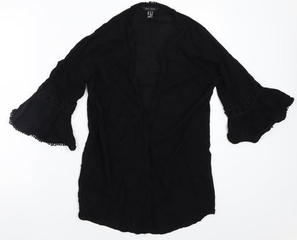 Womens UK Size M Newlook Black Cardigan Jumper