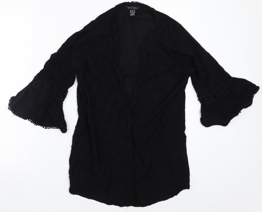 Womens UK Size M Newlook Black Cardigan Jumper