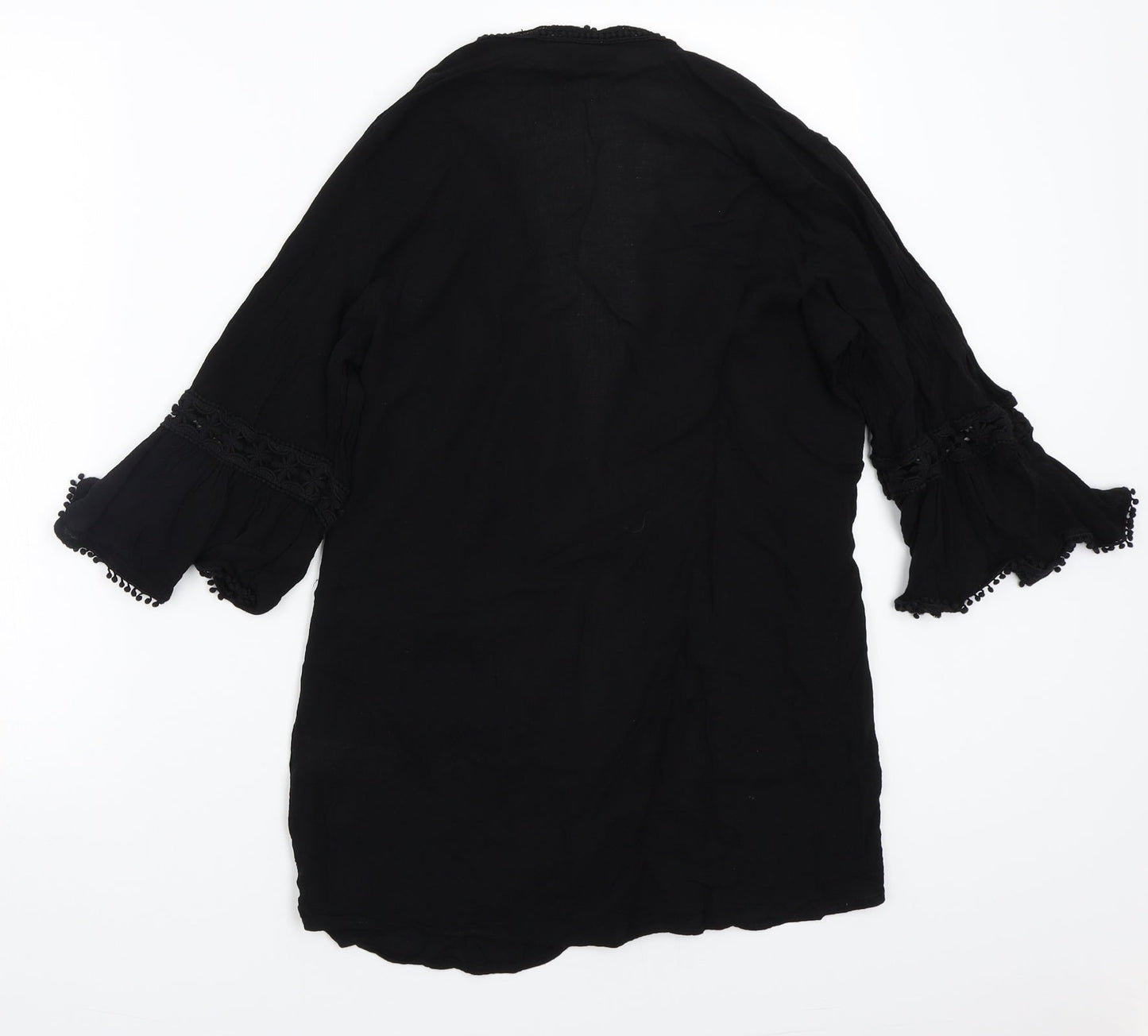 Womens UK Size M Newlook Black Cardigan Jumper