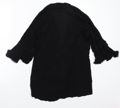 Womens UK Size M Newlook Black Cardigan Jumper