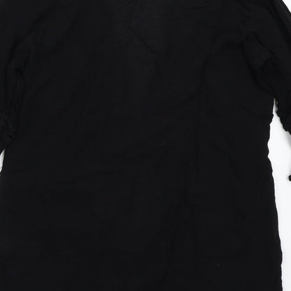 Womens UK Size M Newlook Black Cardigan Jumper
