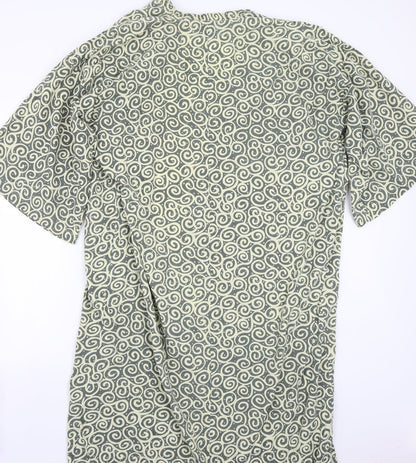 Maya ubud Womens Green Geometric  Cardigan Jumper Size XL