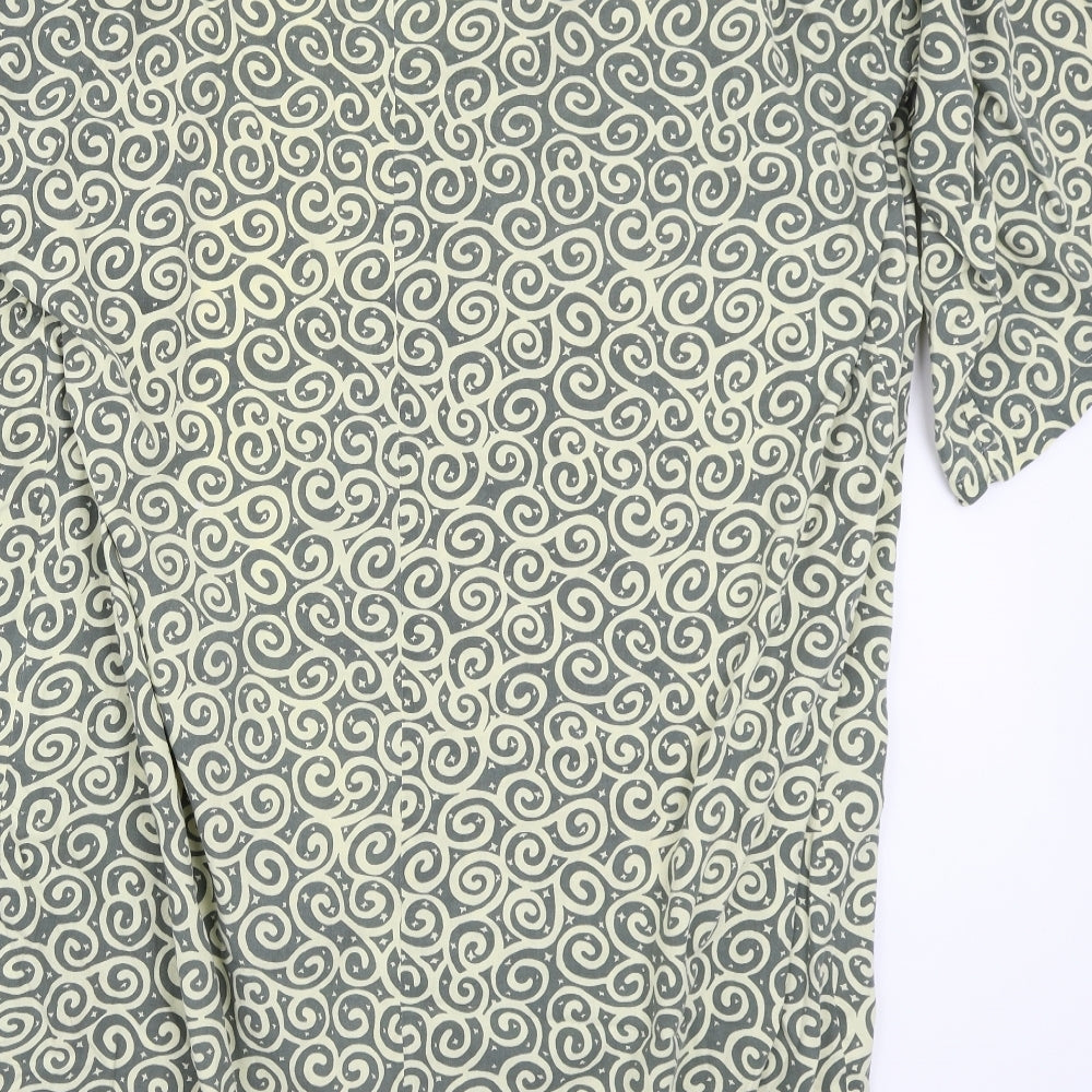 Maya ubud Womens Green Geometric  Cardigan Jumper Size XL