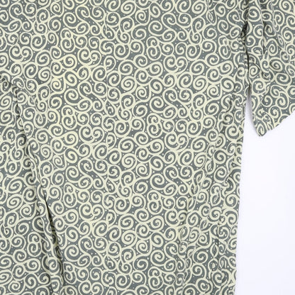 Maya ubud Womens Green Geometric  Cardigan Jumper Size XL