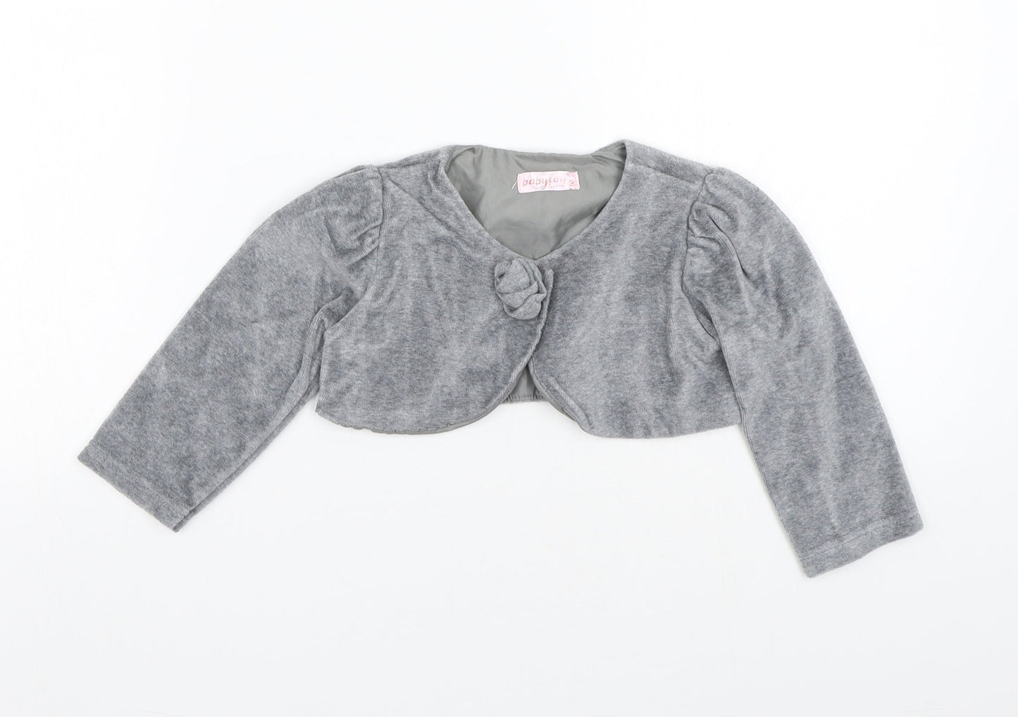 Babylon Girls Grey   Cardigan Jumper Size 2 Years