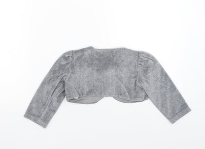 Babylon Girls Grey   Cardigan Jumper Size 2 Years