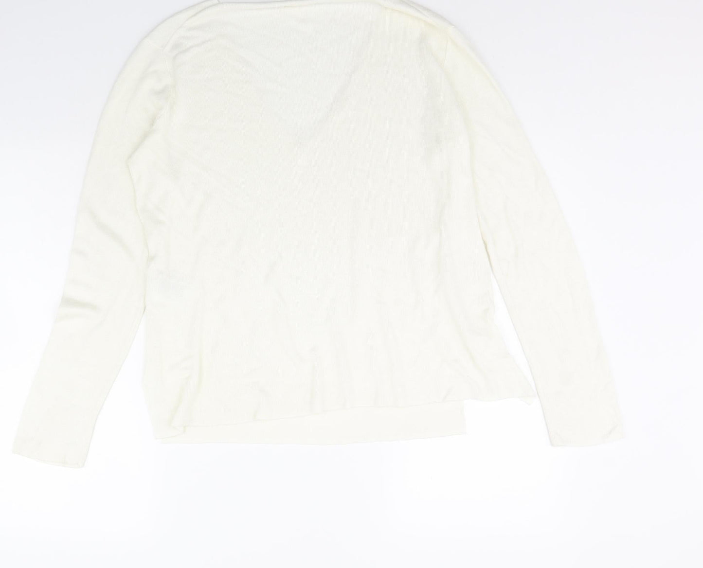 Womens UK Size M H&M Ivory Pullover Jumper