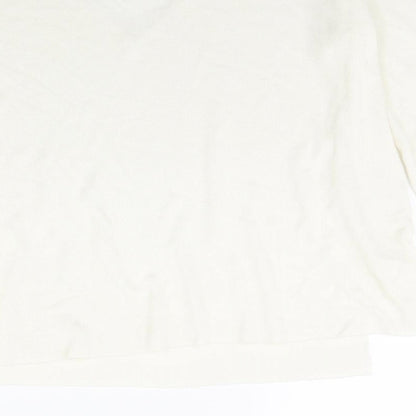 Womens UK Size M H&M Ivory Pullover Jumper