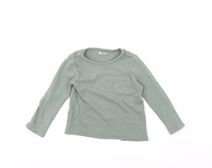 TU Boys Green   Basic T-Shirt Size 2 Years
