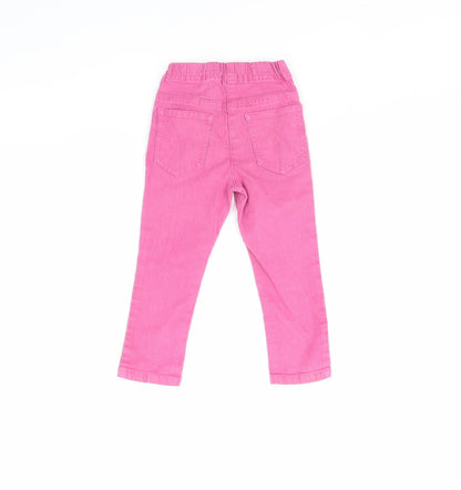 TU Girls Pink   Capri Trousers Size 18 Months