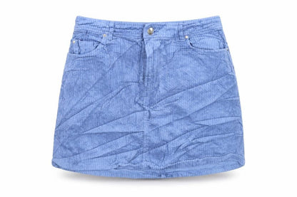 Womens UK Size M mng Mini Corduroy Skirt
