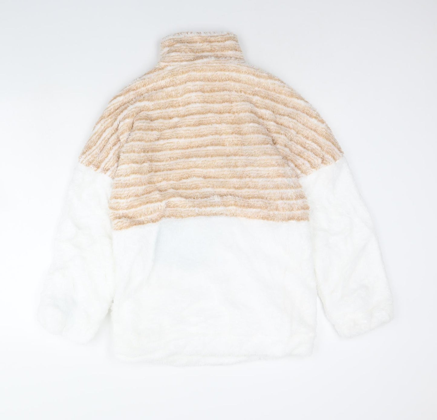 Womens UK Size S Preworn White Henley Jumper